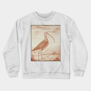 Curlews and Ducks by Nicolas Robert Crewneck Sweatshirt